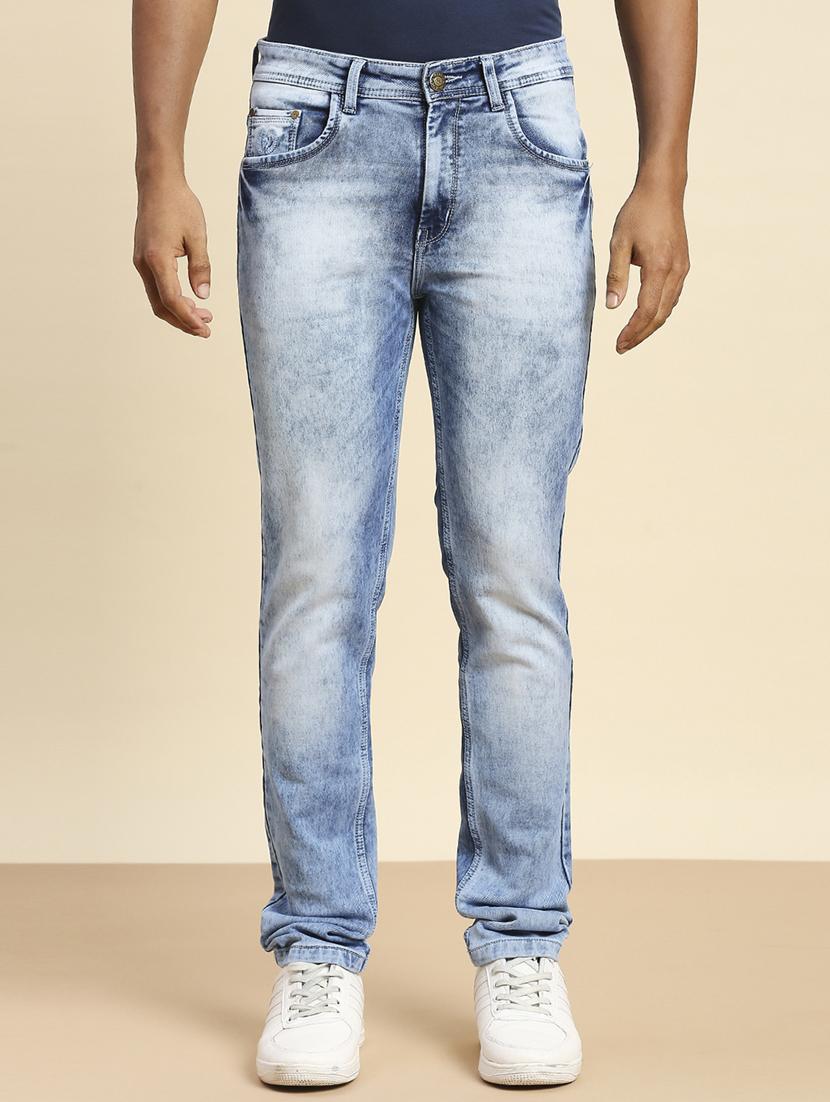 mens slim fit plain jeans - 20099576 - Zoom Image - 0