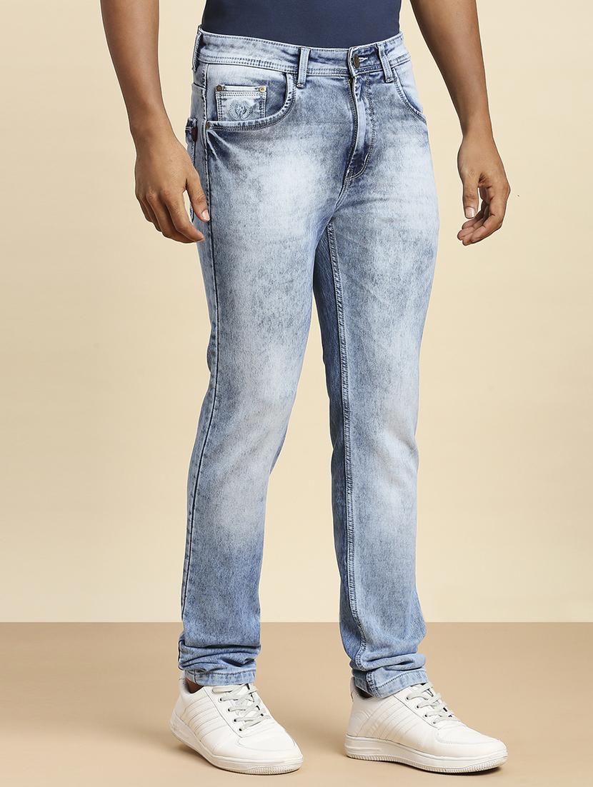 mens slim fit plain jeans - 20099576 - Standard Image - 2