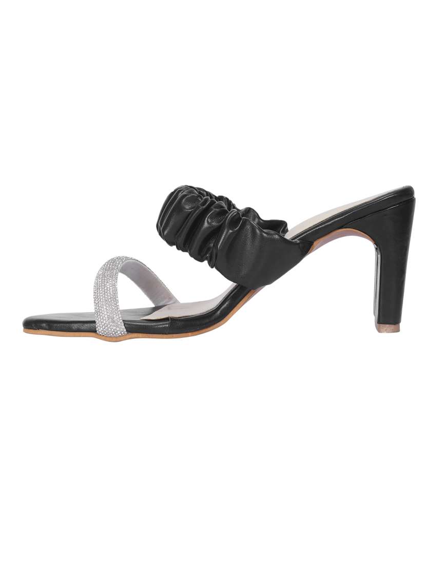 black slip on block heel  - 20101670 -  Standard Image - 2