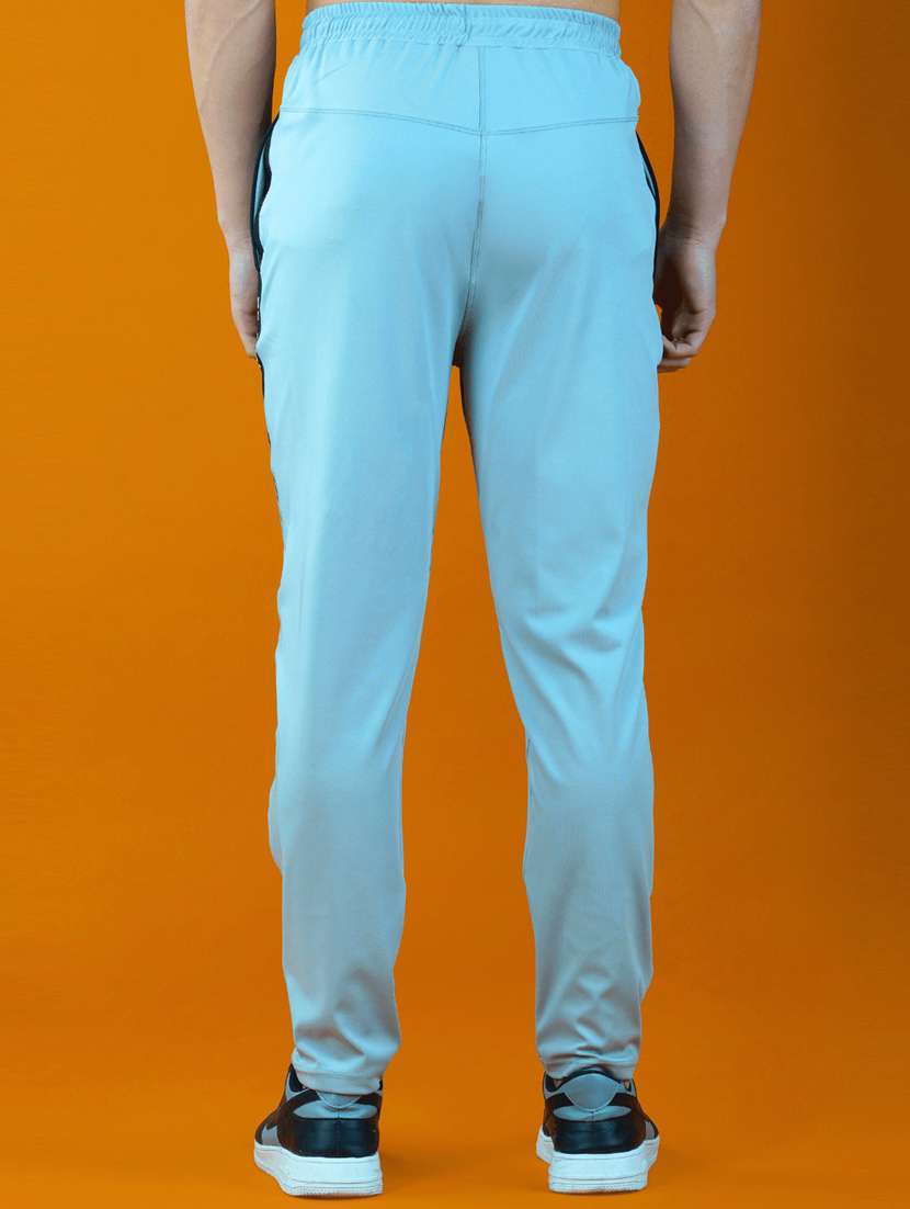 mid rise blue track pant - 20101886 -  Standard Image - 2
