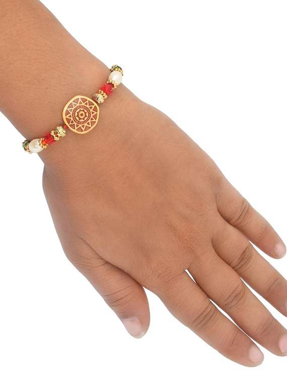 rakhi combo with silver coin - 20101958 - Standard Image - 7