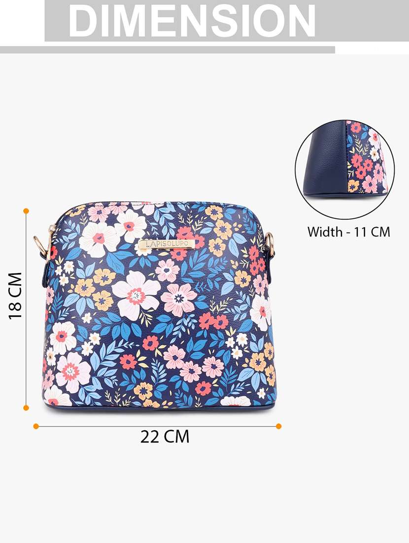 printed leatherette sling bag - 20102679 - Standard Image - 7