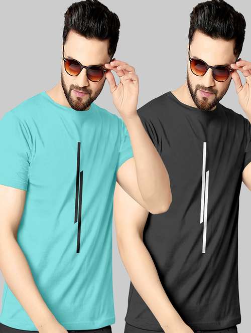 pack of 2 printed t shirts - 20104338 - Standard Image - 0