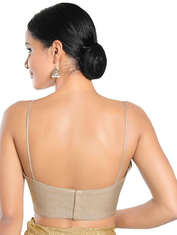 v neck plain regular blouse - 20110562 - Standard Image - 2