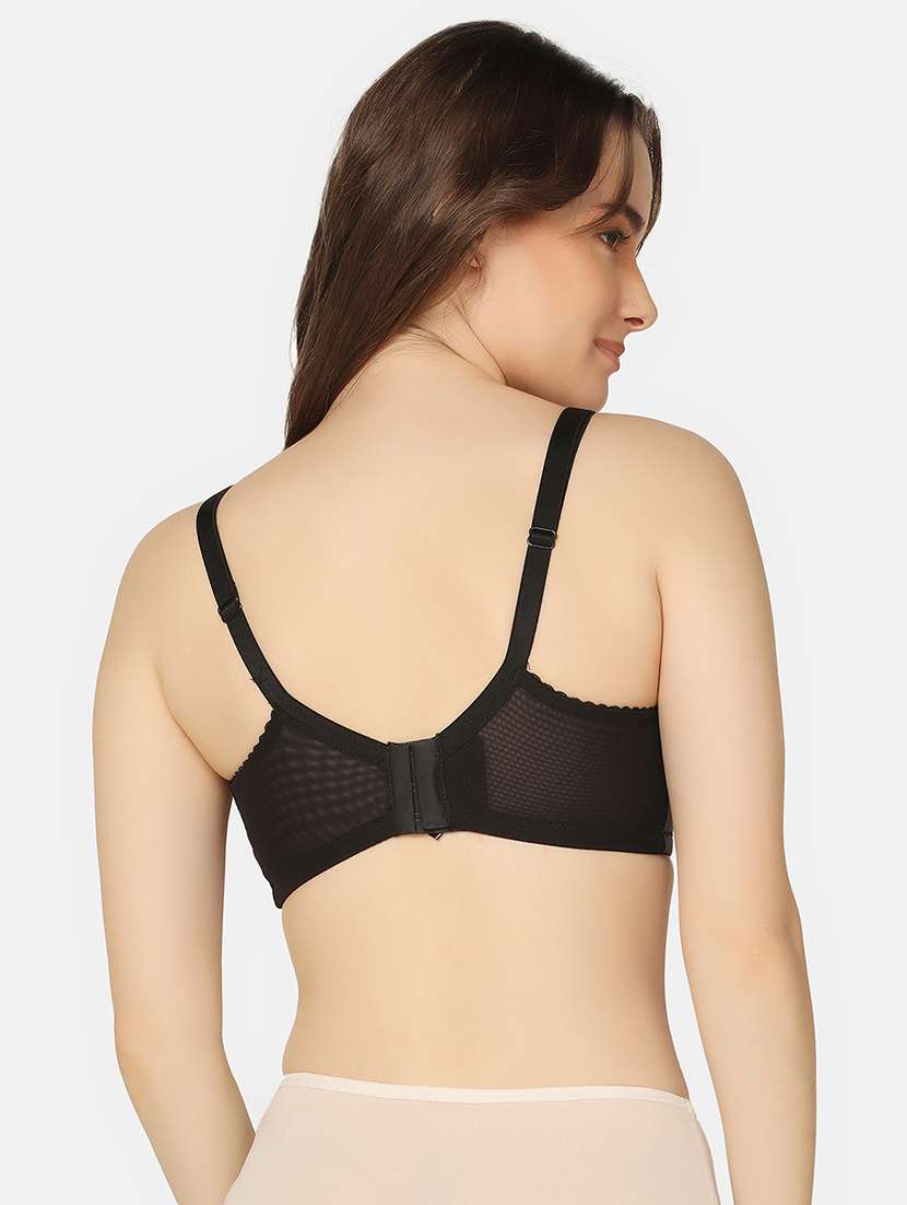black lace minimizer bra - 20110770 - Standard Image - 2