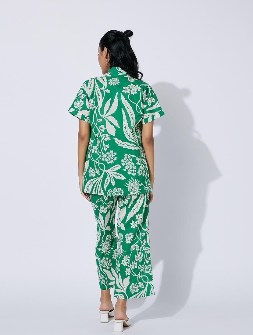 printed full length sets twin sets - 20110982 - Standard Image - 2