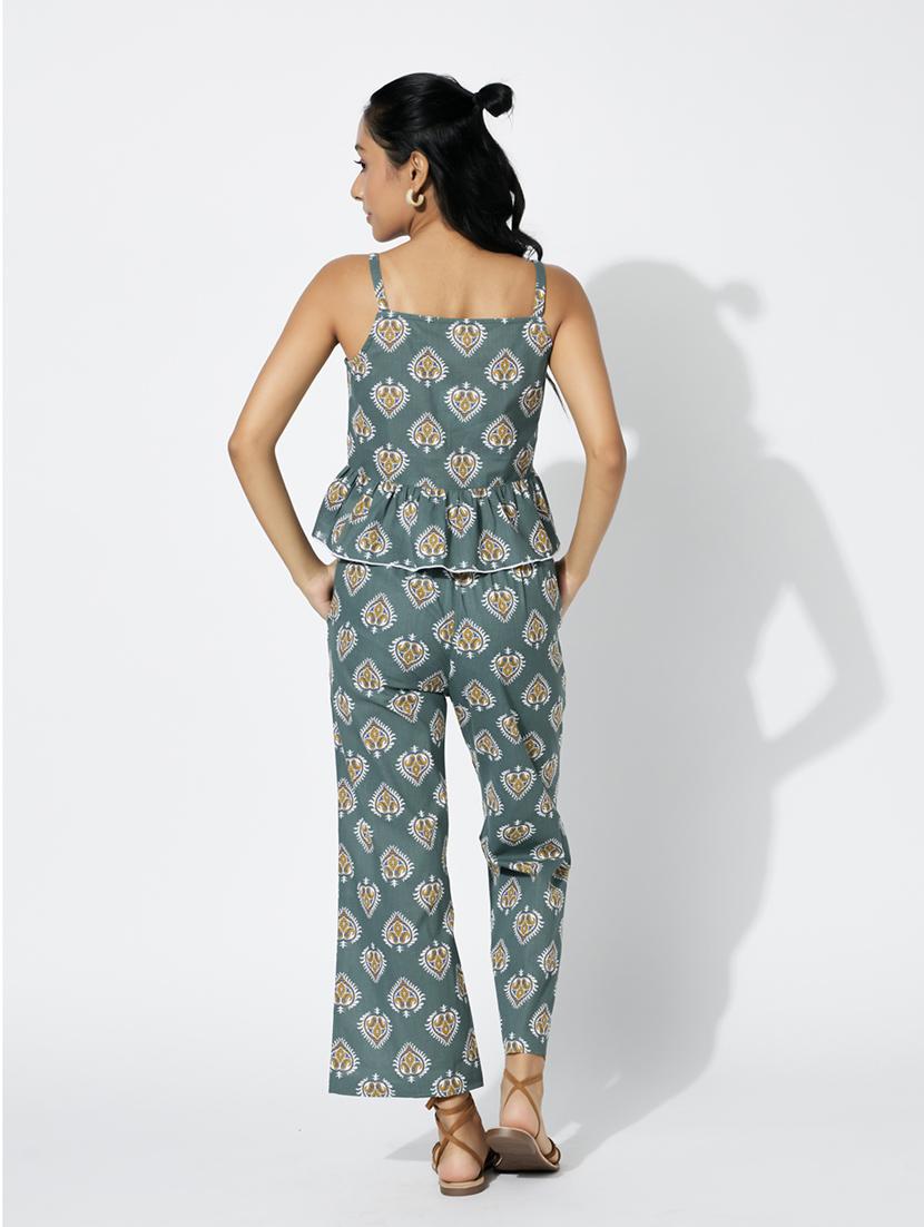 grey printed twin sets - 20110988 - Standard Image - 2