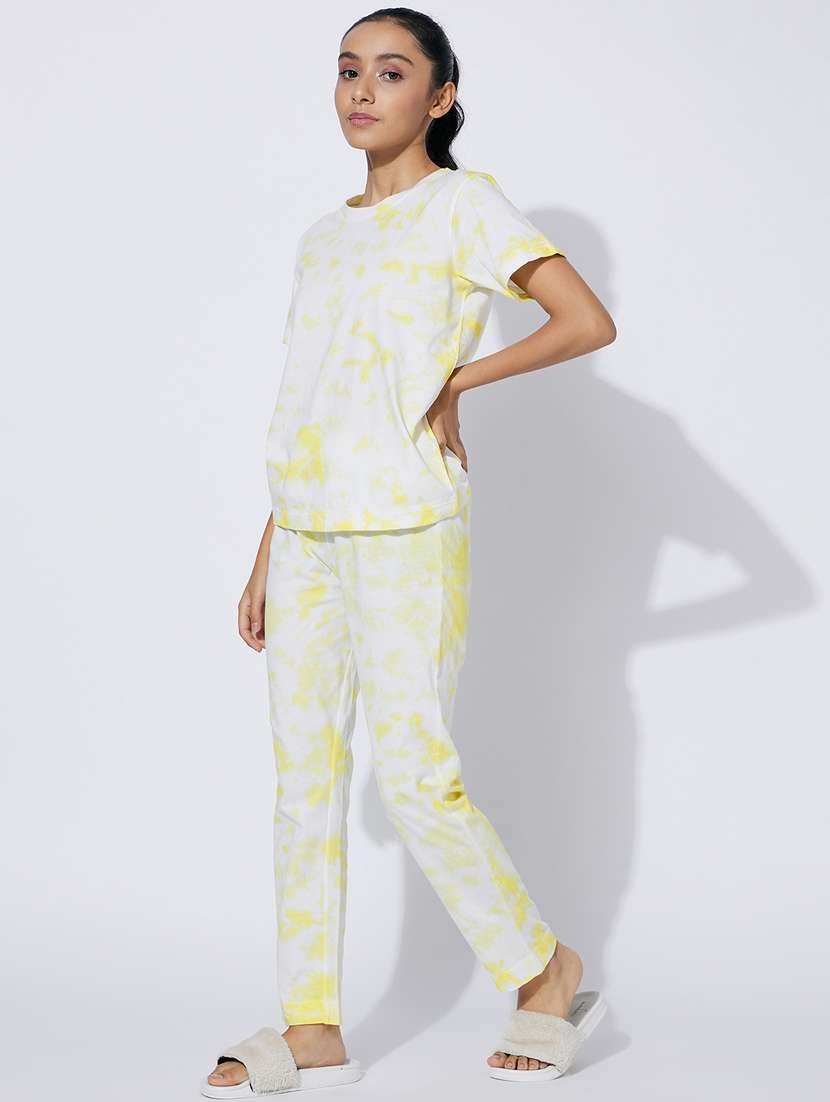 white tie & dye twin sets - 20110993 -  Standard Image - 2