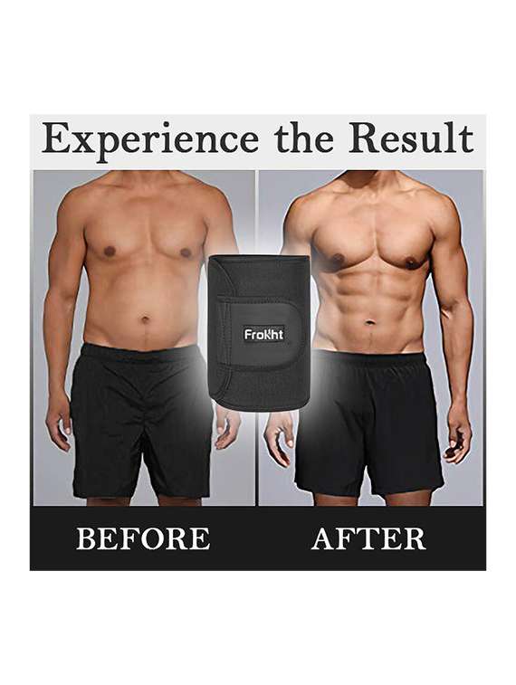 black neoprene sweatbelts shapewear - 20113917 -  Standard Image - 2