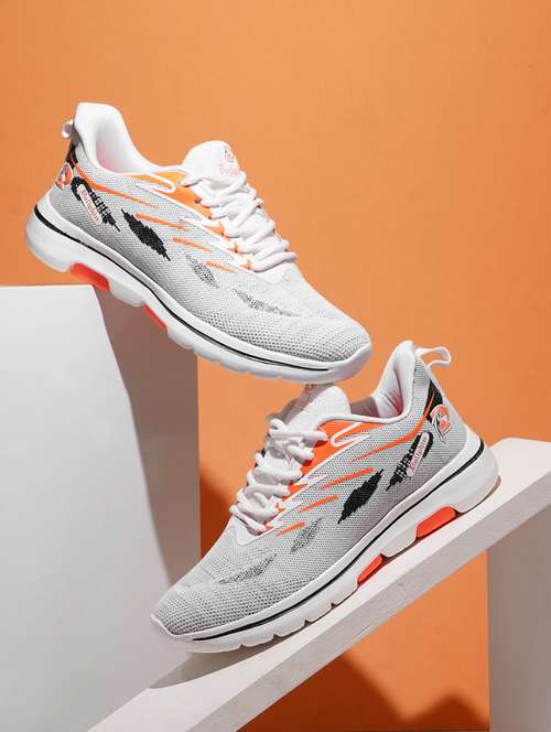 white lace up sport shoe - 20115266 - Standard Image - 0