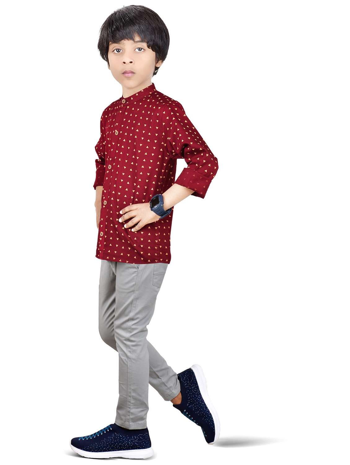 boys printed top and bottom full length set - 20116571 -  Standard Image - 2