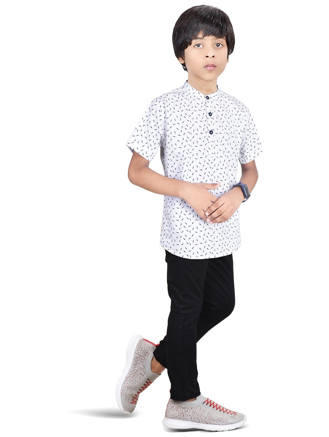 boys printed top and bottom full length set - 20116959 - Standard Image - 2