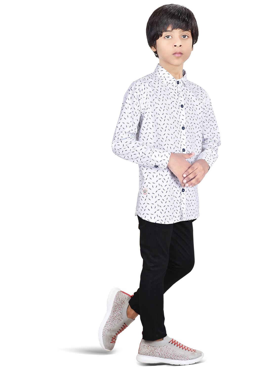 boys printed top and bottom full length set - 20116974 - Standard Image - 2