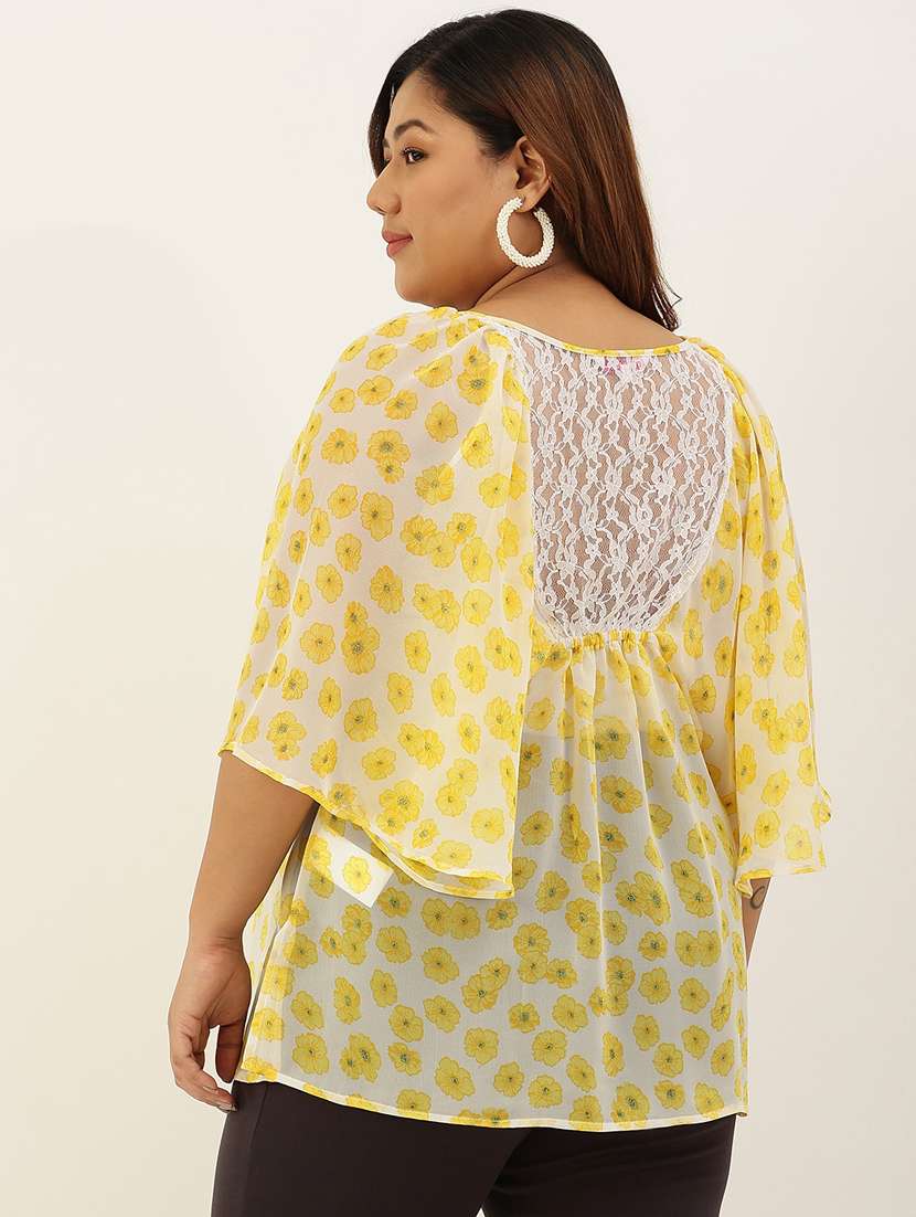 women's straight tie-up neck top - 20117144 -  Standard Image - 2