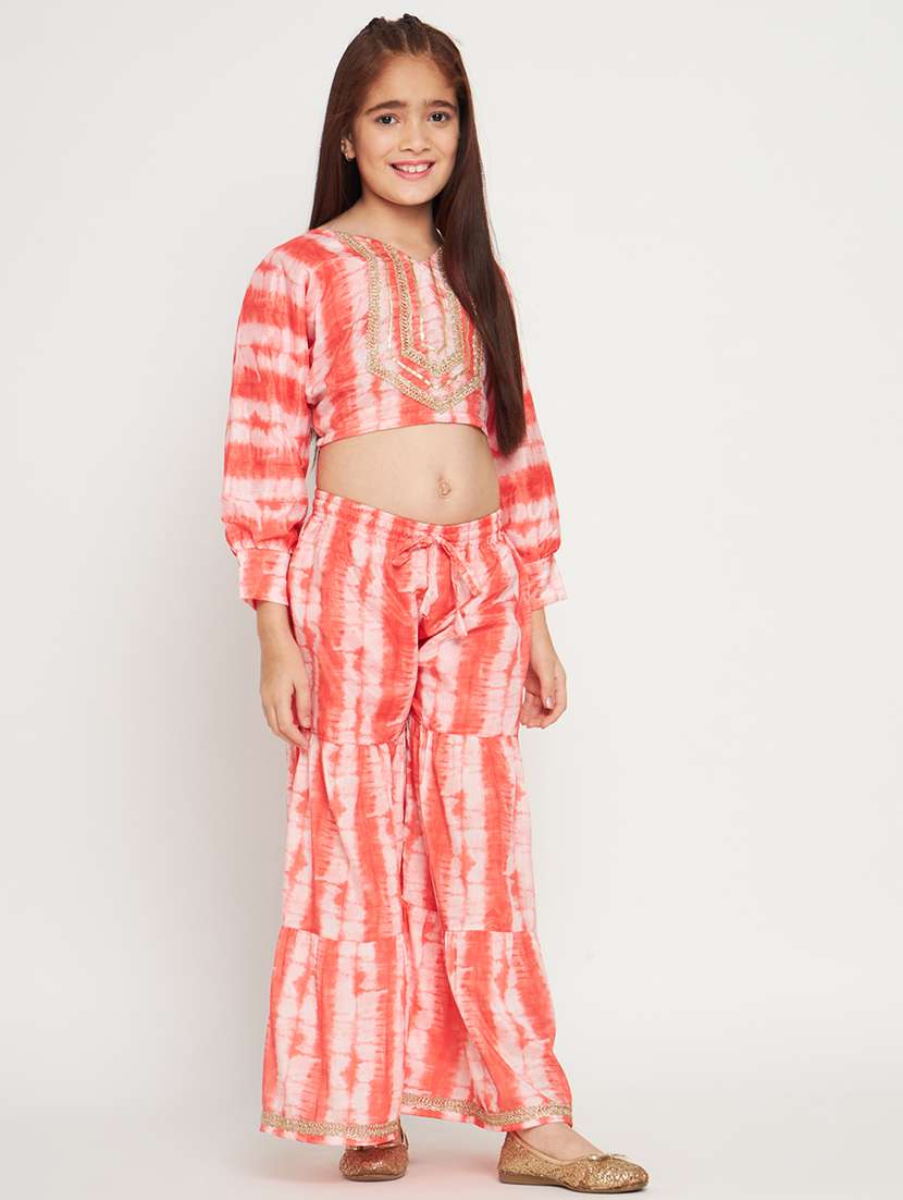 red tie & dye top pants set  - 20117178 -  Standard Image - 2