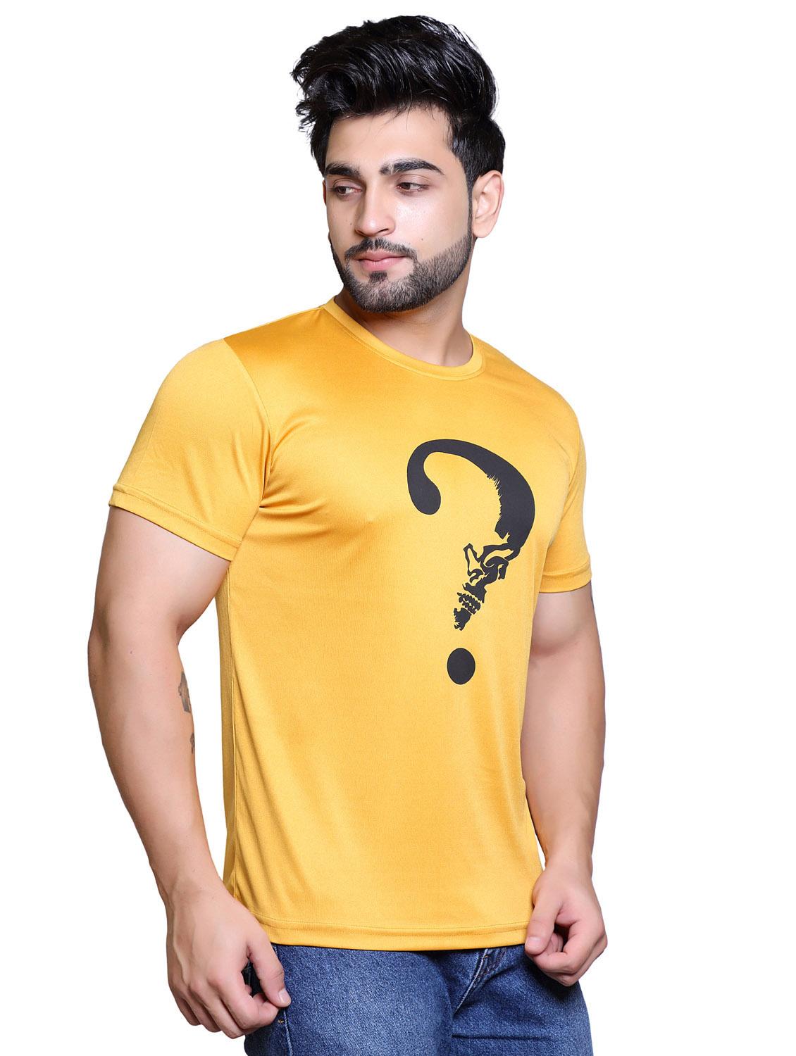 men front print short sleeve t-shirt - 20117866 - Standard Image - 2