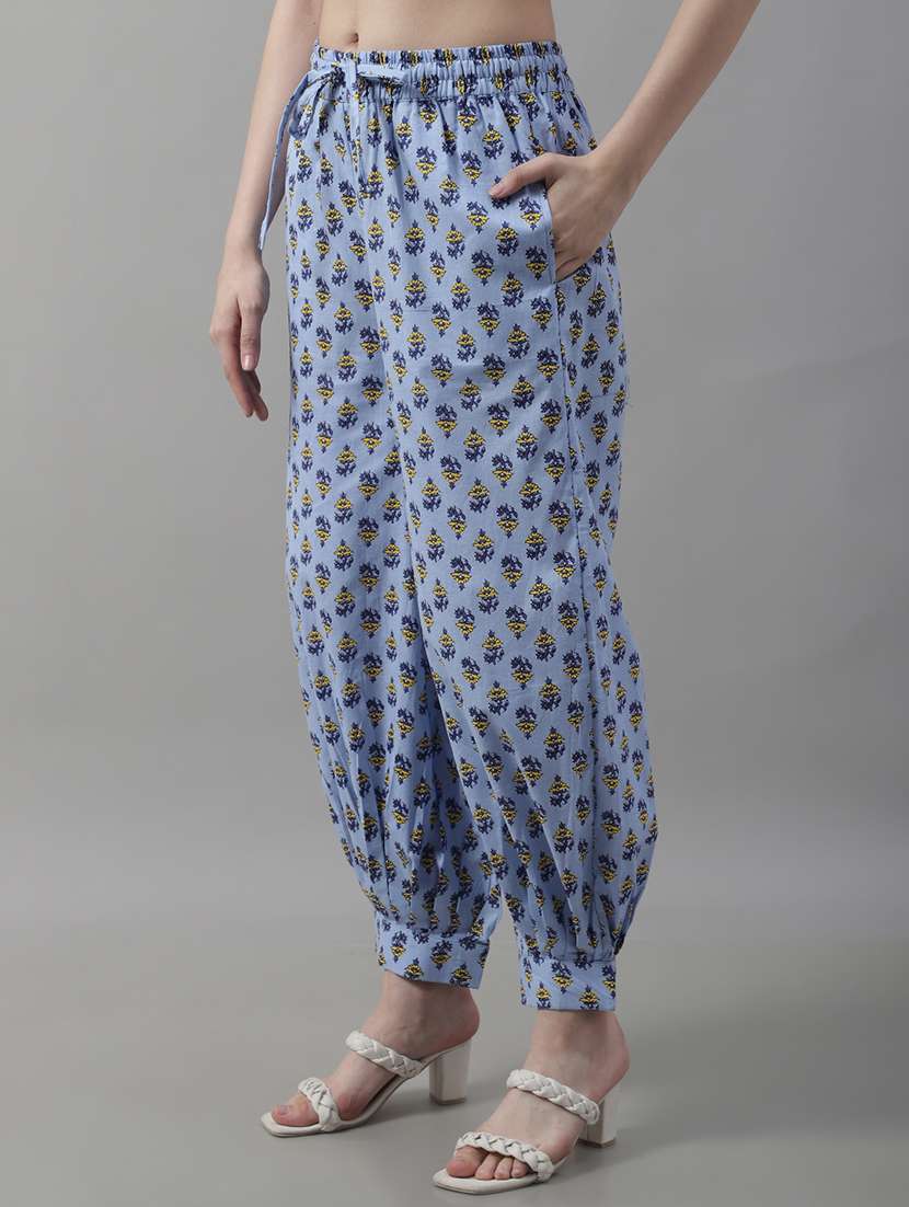 women cotton printed salwar - 20120350 - Standard Image - 2