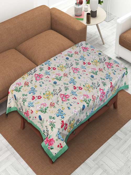 indhome life  pure cotton abstract pattern jaipuri style 4 seater dining table cloth cover - 20121994 -  Standard Image - 0