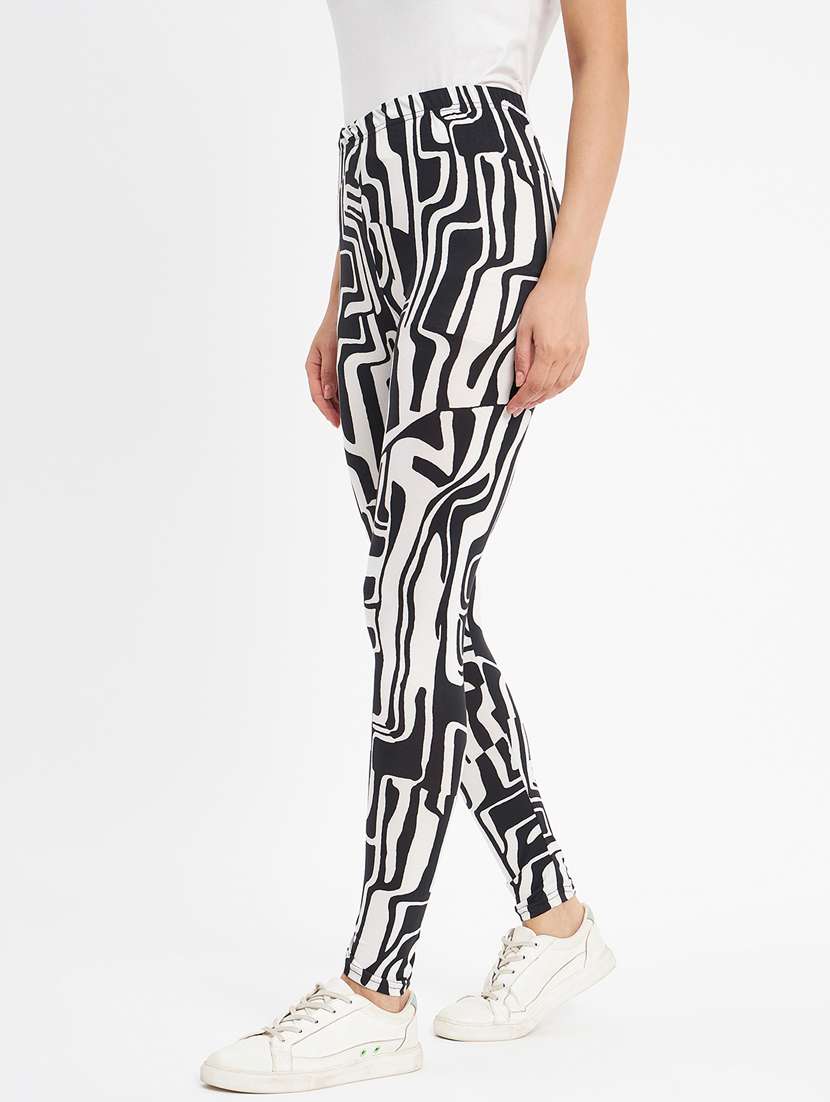 white printed legging - 20123315 -  Standard Image - 2