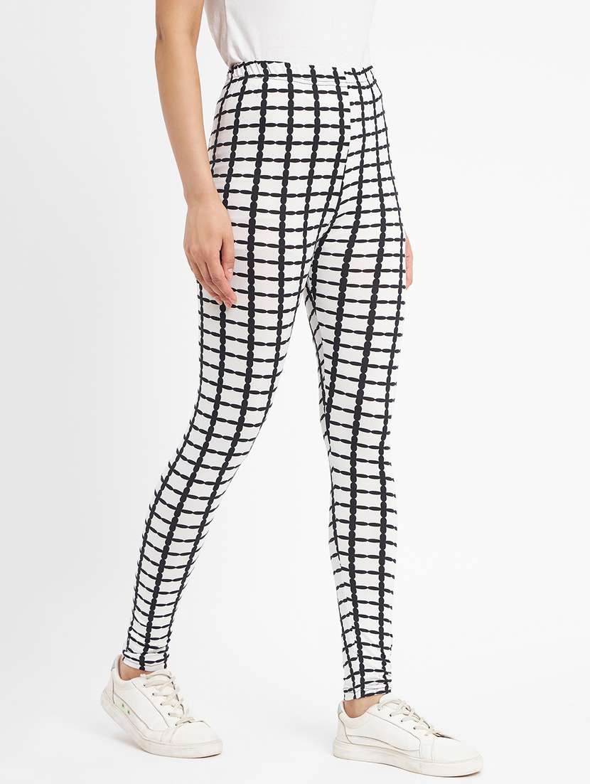 white printed legging - 20123316 -  Standard Image - 2