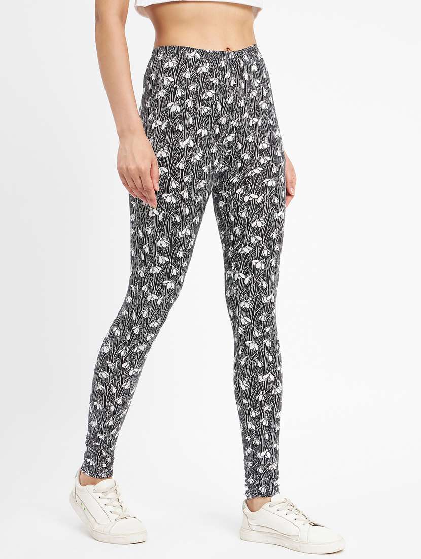 black printed legging - 20123317 -  Standard Image - 2