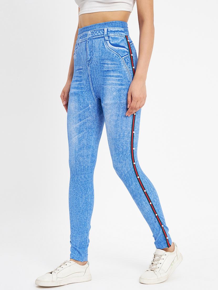 light blue washed jegging - 20124146 - Standard Image - 2