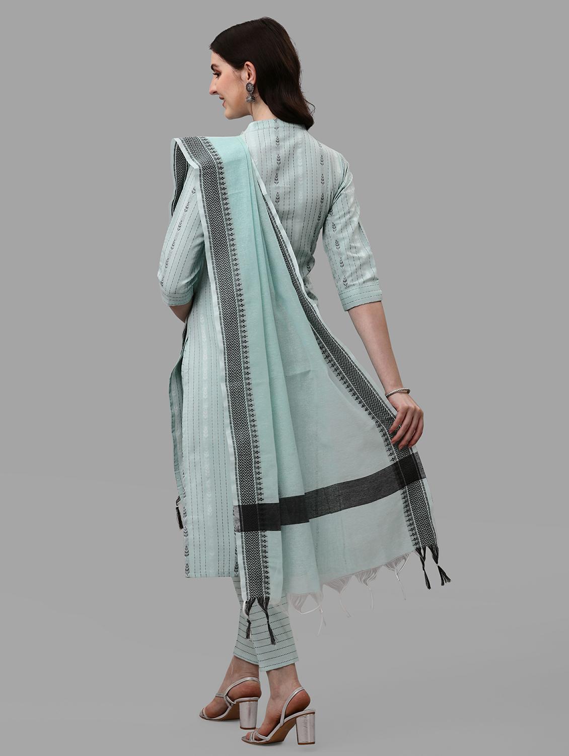 women printed suit set - 20125030 - Standard Image - 2