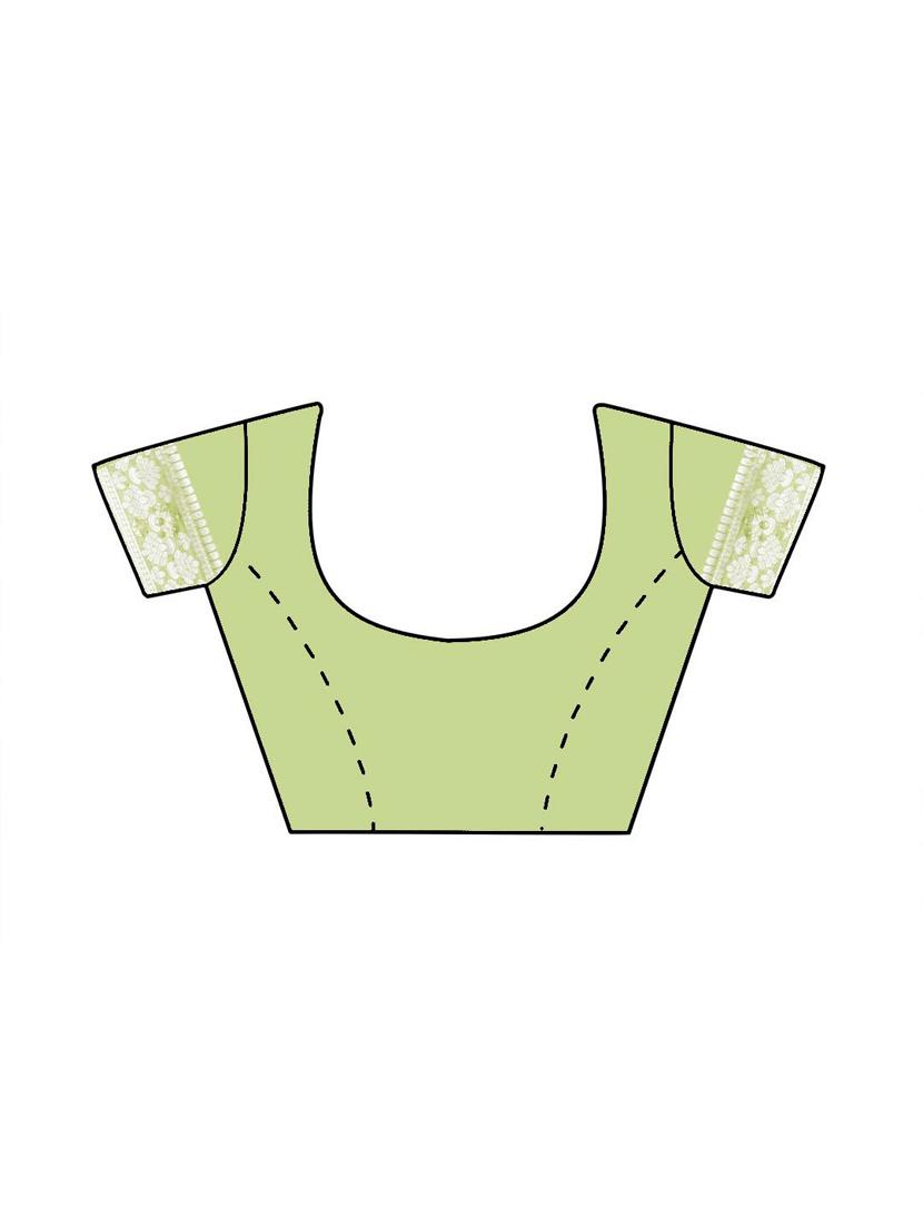 self design woven saree with blouse - 20125337 - Standard Image - 2