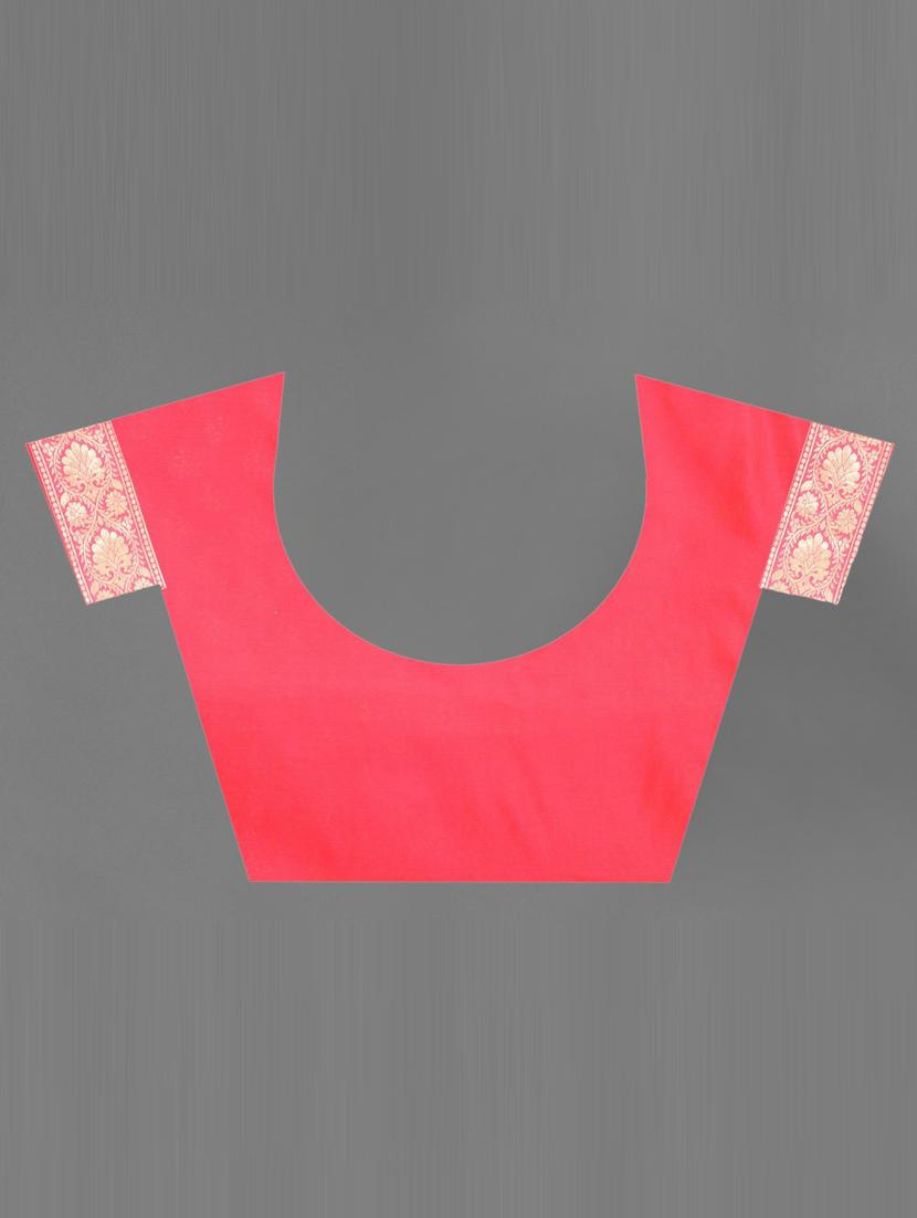 self design woven saree with blouse - 20125466 - Standard Image - 2