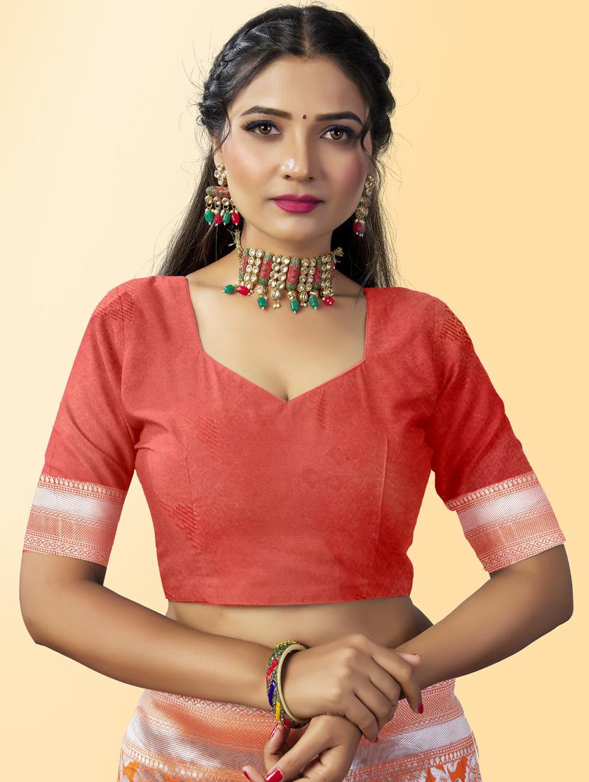women self design woven saree with blouse - 20125597 - Standard Image - 2