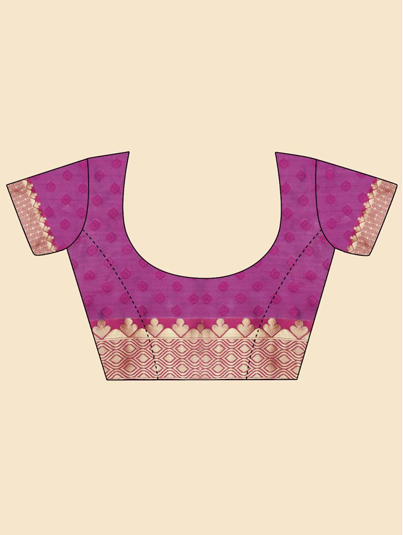 women self design woven saree with blouse - 20125746 - Standard Image - 2