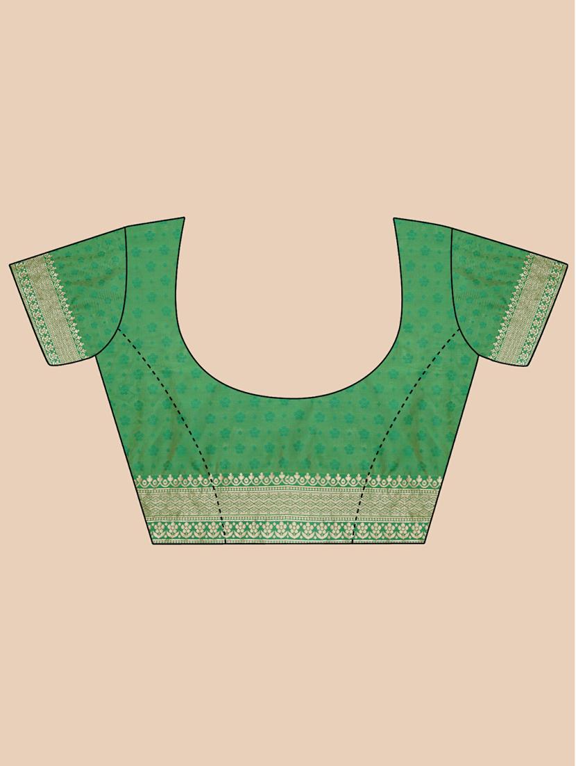 women self design banarasi saree with blouse - 20125781 - Standard Image - 2