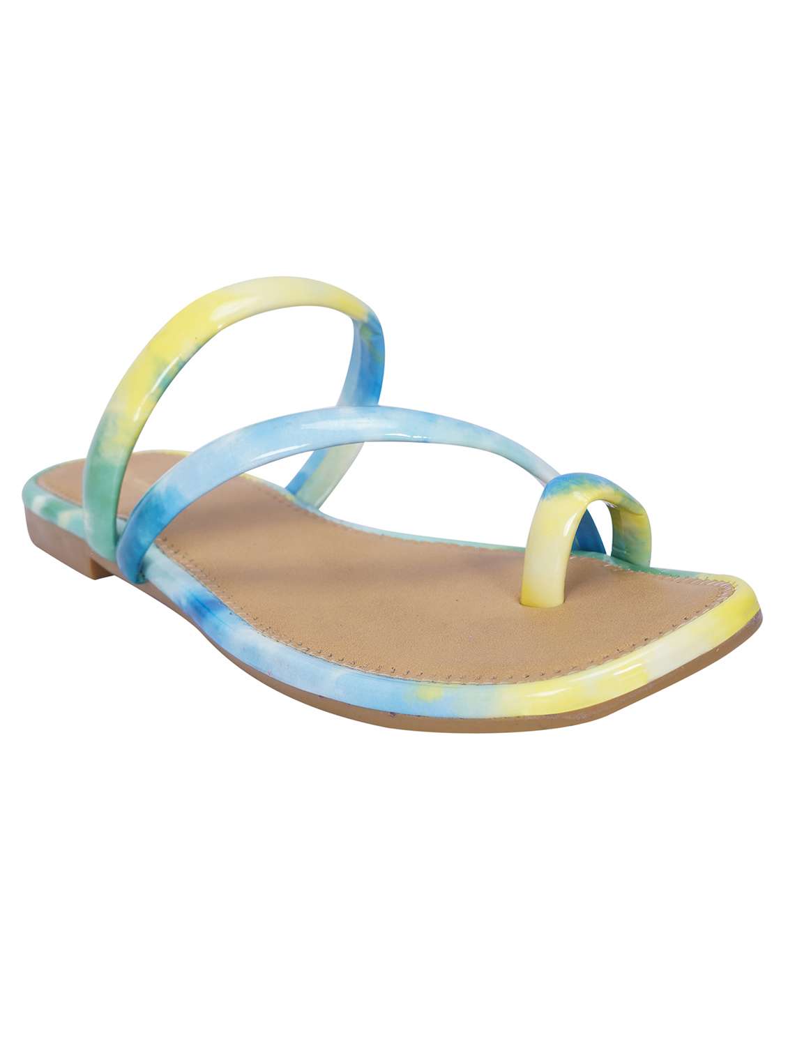 multi colored slip on sandal - 20127181 -  Standard Image - 2