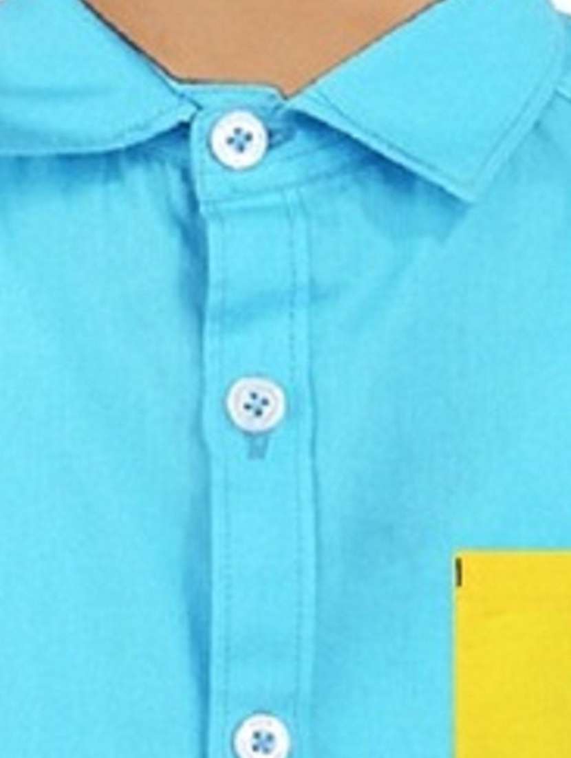 boys cotton solids shirt - 20127295 -  Standard Image - 2