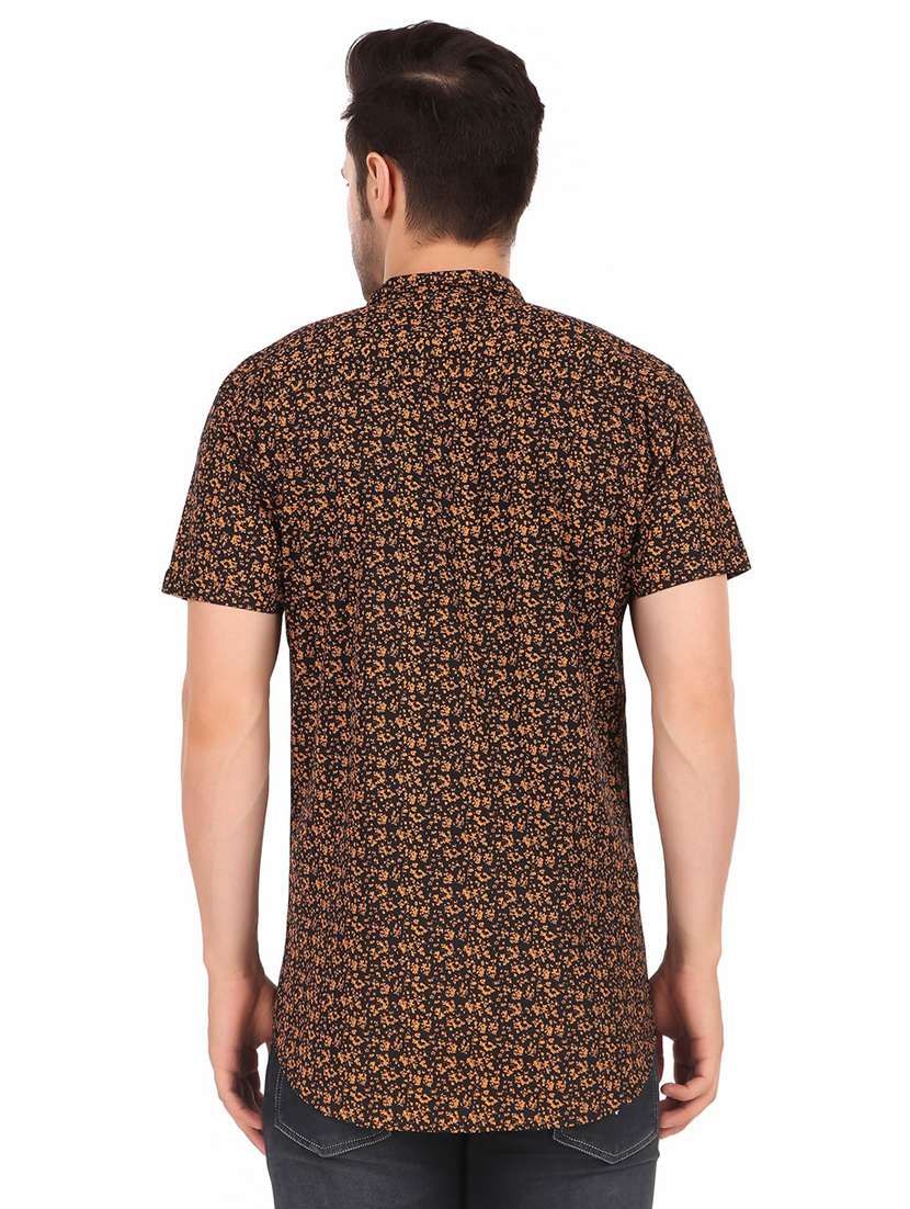 brown cotton casual shirt - 20128855 -  Standard Image - 2