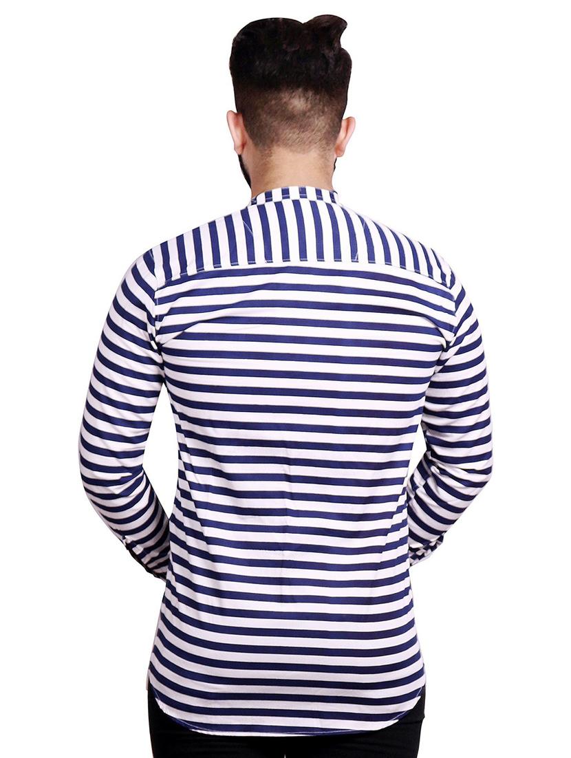 blue cotton casual shirt - 20129038 - Standard Image - 2