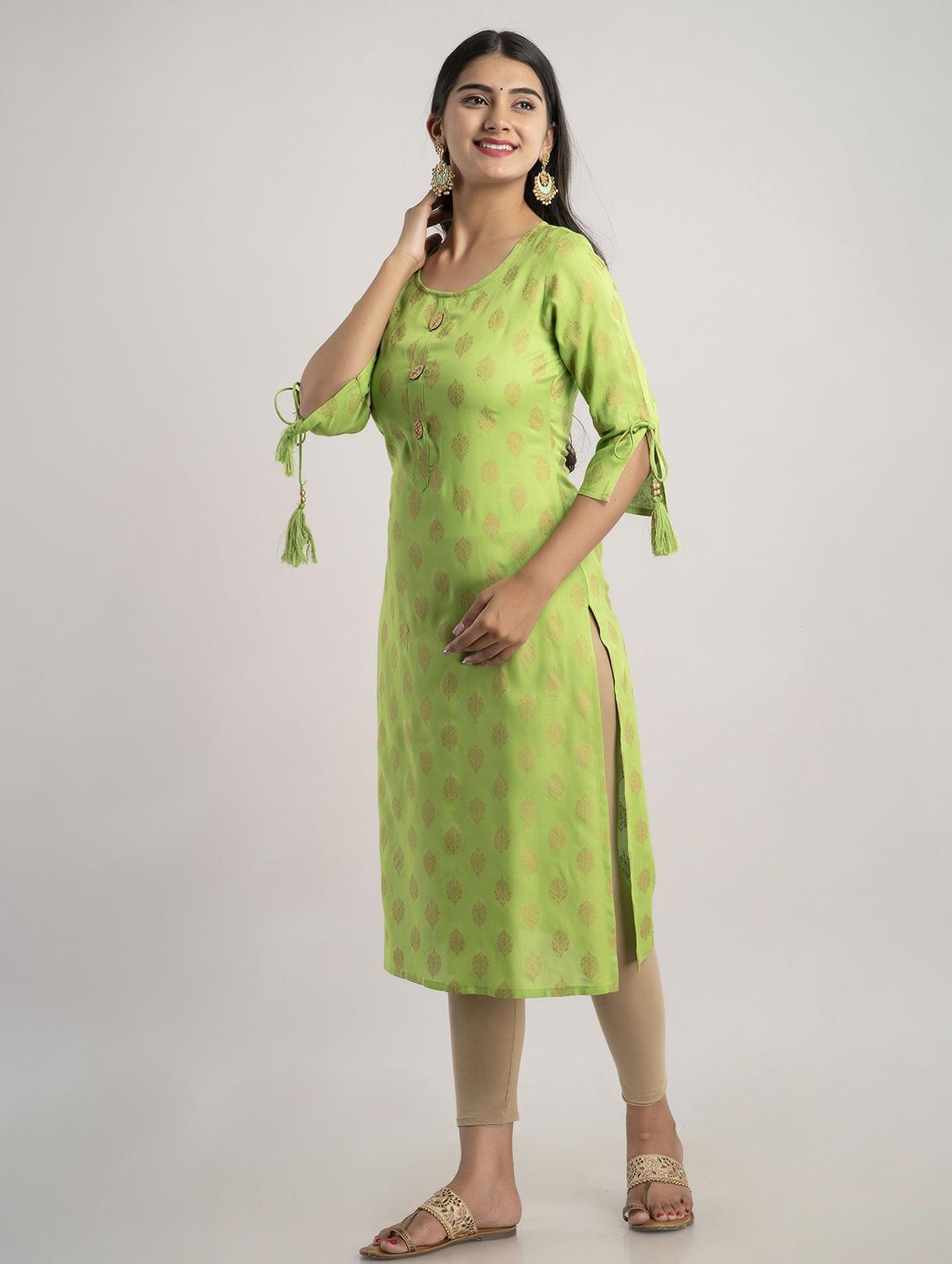 women's straight kurta - 20129532 - Standard Image - 2