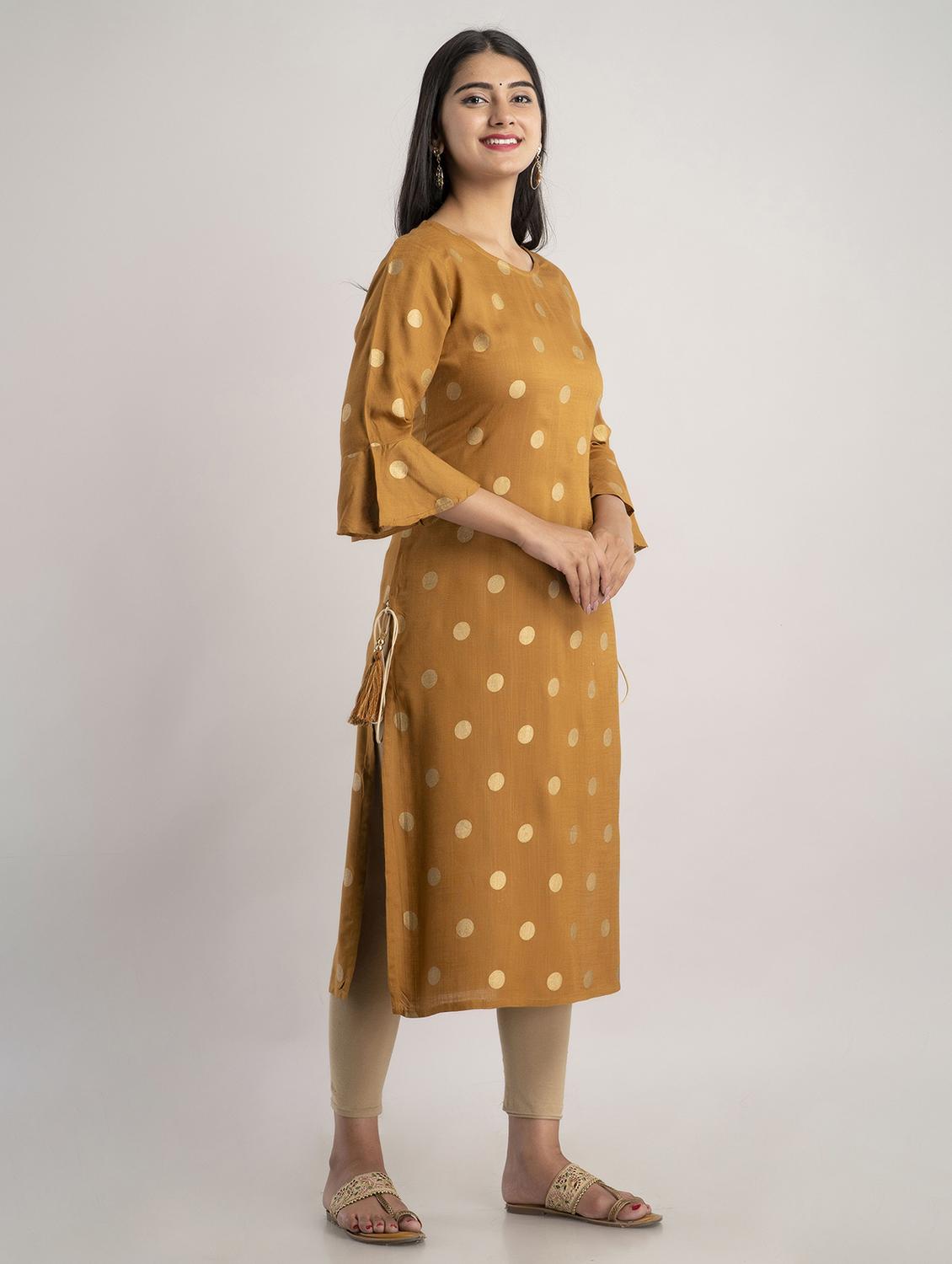 women's straight kurta - 20129540 - Standard Image - 2