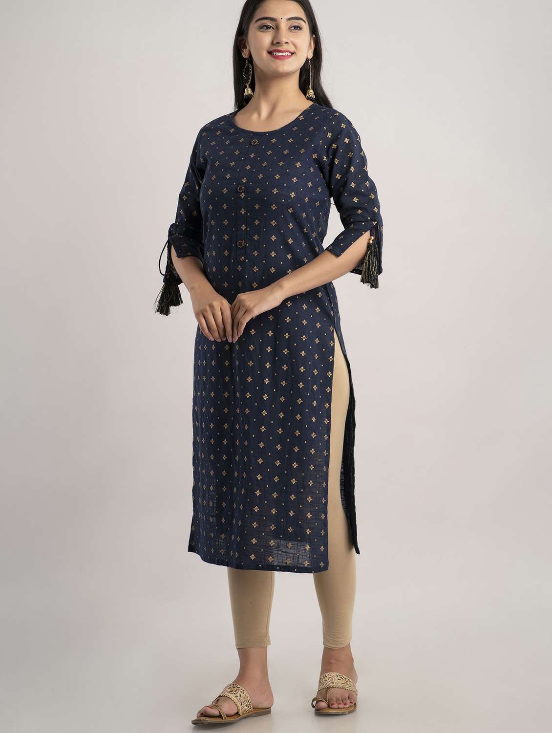 women's straight kurta - 20129545 - Standard Image - 2