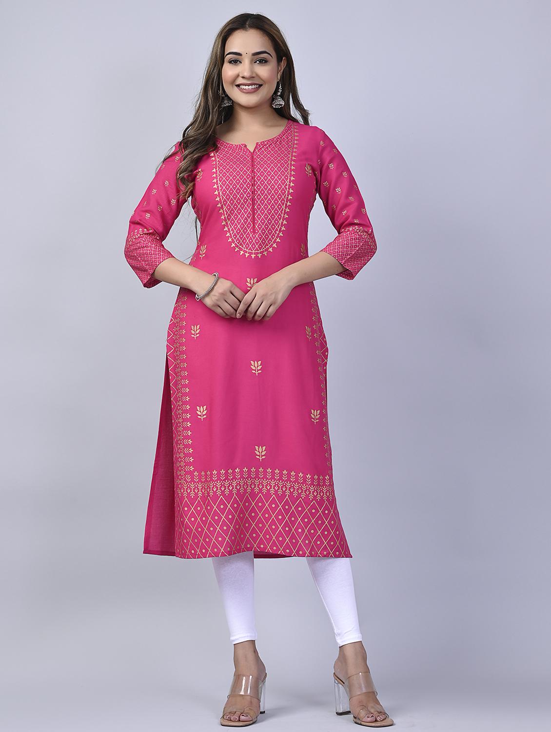 women's straight kurta - 20129546 - Zoom Image - 0