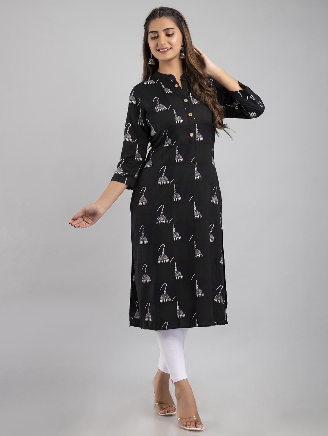 women's straight kurta - 20129583 - Standard Image - 2