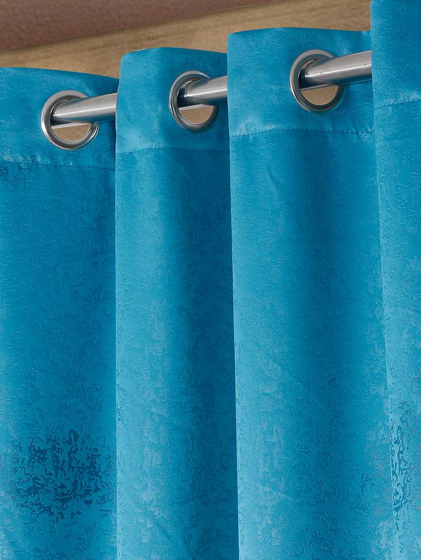 blackout textured eyelet polyester door curtains - 20129602 -  Standard Image - 2