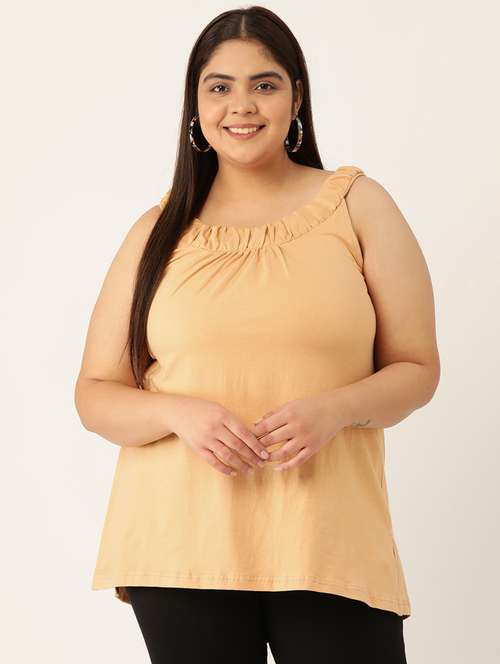 women's a line round neck top - 20130367 -  Standard Image - 0