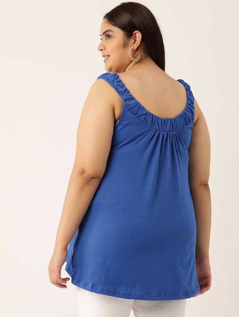 women's straight boat neck top - 20130368 - Standard Image - 2
