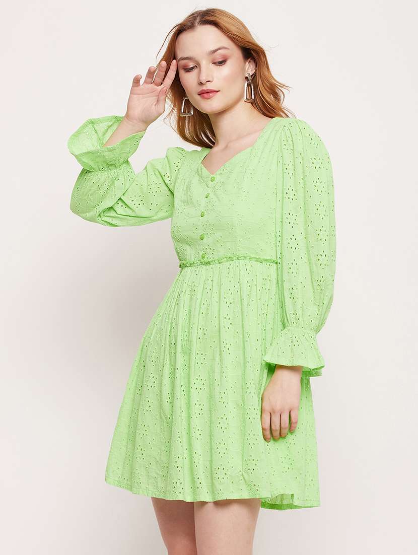 women's fit & flare mini dress - 20130391 -  Standard Image - 2