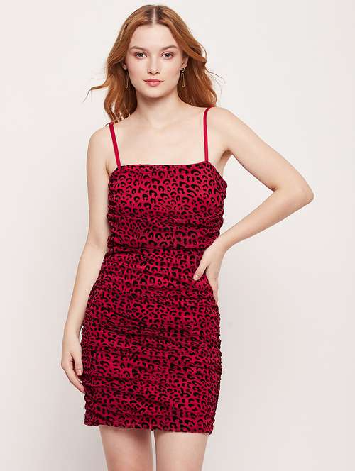 women's bodycon printed dress - 20130393 -  Standard Image - 0