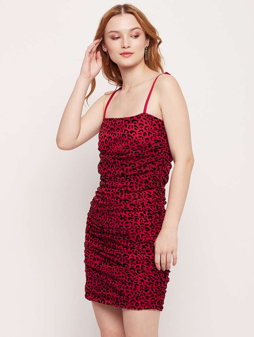 women's bodycon printed dress - 20130393 -  Standard Image - 2