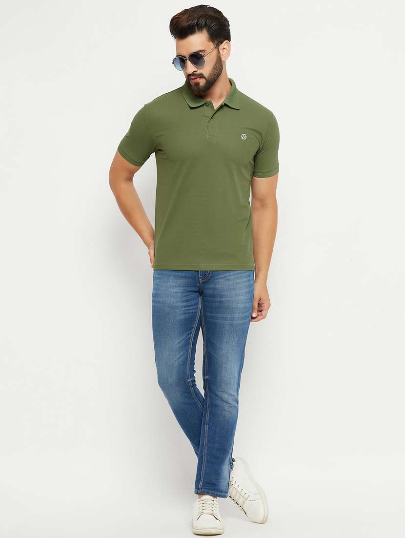 polo neck cotton regular t-shirt - 20131144 -  Standard Image - 2