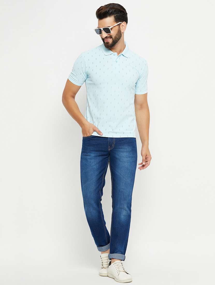 polo neck printed regular t-shirt - 20131164 -  Standard Image - 2