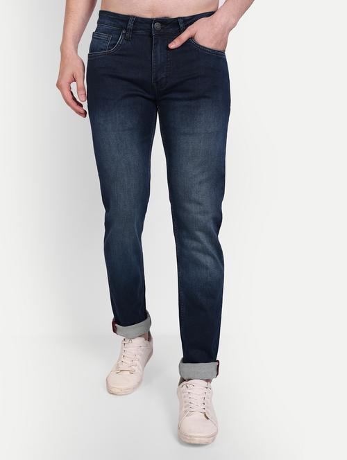 mens slim fit plain jeans - 20131473 - Standard Image - 0